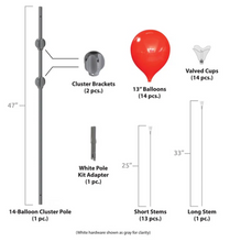 Load image into Gallery viewer, PermaShine® 14-Balloon Tree Kit with Ground Mount