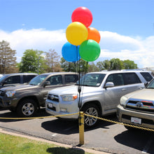 Load image into Gallery viewer, DuraBalloon® 5-Balloon Cluster Pole Kit with Pole Brackets & Bands