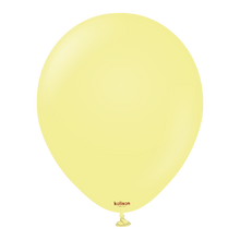 Load image into Gallery viewer, 10530058 Kalisan Pastel Matte Macaron Yellow 5" Round (1000ct)
