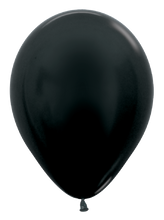Load image into Gallery viewer, 239064 Metallic Black 11" Round (50ct)
