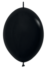 Load image into Gallery viewer, 54014 Deluxe Black 12" Link-O-Loon Balloons (50ct)
