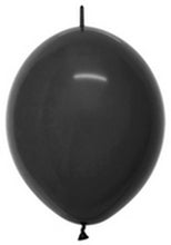 Load image into Gallery viewer, 501468 Fashion Black 6" Link-O-Loon Balloons (50ct)

