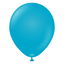 Load image into Gallery viewer, K68218 Kalisan Retro Blue Glass 5" Round (50ct)
