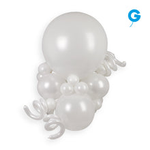 Load image into Gallery viewer, 152951 Gemar Metallic White 19" Round (25ct)
