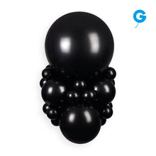 Load image into Gallery viewer, 116502 Gemar Metallic Black 11-12" Round (50ct)
