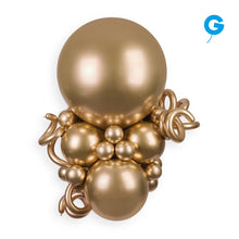 Load image into Gallery viewer, 342949 Gemar Shiny Gold 31" Round (1ct)
