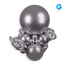 Load image into Gallery viewer, 128956 Gemar Shiny Silver 13" Round (25ct)
