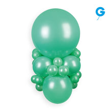 Load image into Gallery viewer, 119404 Gemar Metallic Mint Green 11-12" Round (50ct)

