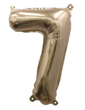 Load image into Gallery viewer, 55444 Ellie's Glazed Gold Number "7" 32in
