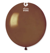 Load image into Gallery viewer, 156652 Gemar Metallic Brown 19" Round (25ct)
