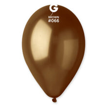Load image into Gallery viewer, 116601 Gemar Metallic Brown 11-12" Round (50ct)
