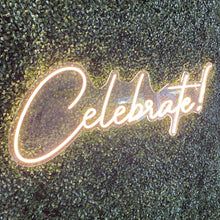 Load image into Gallery viewer, Celebrate! Neon Sign Rental
