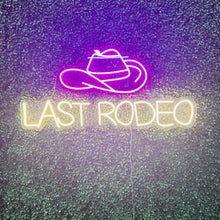 Load image into Gallery viewer, Last Rodeo Neon Sign Rental
