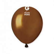 Load image into Gallery viewer, 056617 Gemar Metallic Brown 5" Round (100ct)

