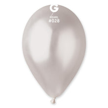 Load image into Gallery viewer, 112801 Gemar Metallic Pearl 11-12" Round (50ct)
