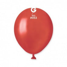 Load image into Gallery viewer, 055313 Gemar Metallic Red 5" Round (100ct)
