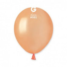 Load image into Gallery viewer, 056112 Gemar Metallic Peach 5" Round (100ct)
