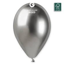 Load image into Gallery viewer, 128956 Gemar Shiny Silver 13" Round (25ct)
