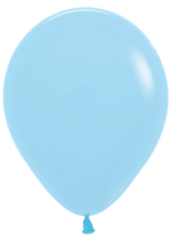 Load image into Gallery viewer, 155722 Pastel Matte Blue 5" Round (50ct)
