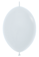 Load image into Gallery viewer, 840246 Fashion White 12" Link-O-Loon Balloons (25ct)
