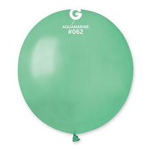 Load image into Gallery viewer, 156256 Gemar Metallic Aquamarine 19" Round (25ct)
