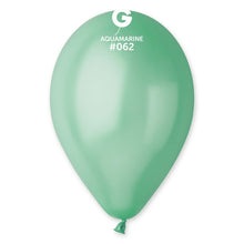 Load image into Gallery viewer, 116205 Gemar Metallic Aquamarine 11-12" Round (50ct)
