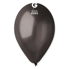 Load image into Gallery viewer, 116502 Gemar Metallic Black 11-12" Round (50ct)
