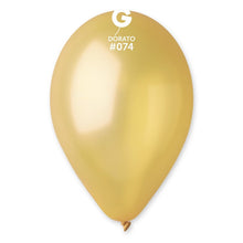 Load image into Gallery viewer, 117400 Gemar Metallic Dorato 11-12" Round (50ct)
