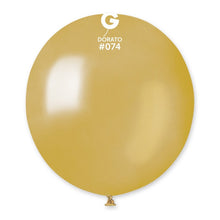 Load image into Gallery viewer, 157451 Gemar Metallic Dorato 19" Round (25ct)

