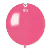 Load image into Gallery viewer, 156454 Gemar Metallic Fuchsia 19" Round (25ct)
