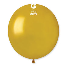 Load image into Gallery viewer, 153958 Gemar Metallic Gold 19" Round (25ct)
