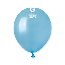 Load image into Gallery viewer, 053517 Gemar Metallic Light Blue 5" Round (100ct)
