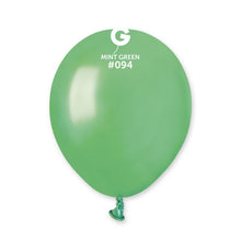 Load image into Gallery viewer, 059410 Gemar Metallic Mint Green 5" Round (100ct)

