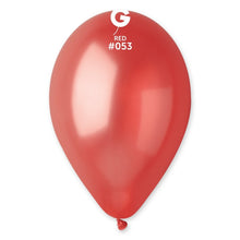 Load image into Gallery viewer, 115307 Gemar Metallic Red 11-12" Round (50ct)
