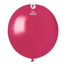 Load image into Gallery viewer, 153255 Gemar Metallic Red 19" Round (25ct)
