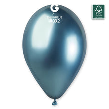 Load image into Gallery viewer, 129250 Gemar Shiny Blue 13" Round (25ct)
