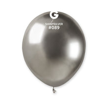 Load image into Gallery viewer, 058901 Gemar Shiny Silver 5" Round (50ct)
