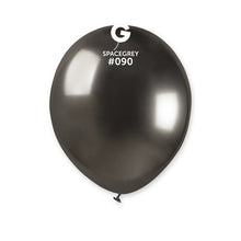 Load image into Gallery viewer, 059007 Gemar Shiny Space Grey 5" Round (100ct)
