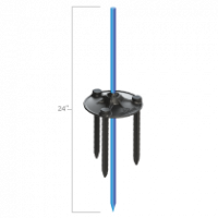 Load image into Gallery viewer, DuraBalloon® 5-Balloon Cluster Pole Kit with Ground Mount
